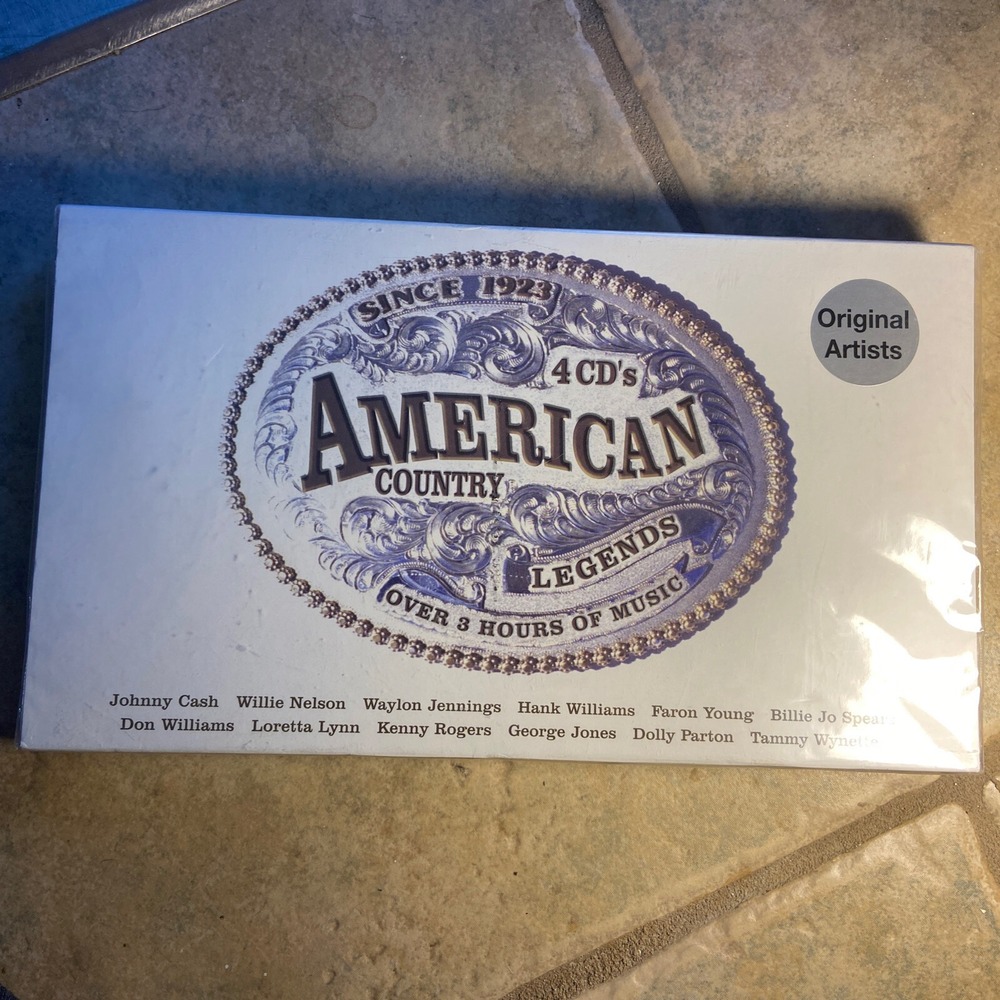 American Country Legends Music Collection 4 CD Jewel Case Box Set 72 Songs New
